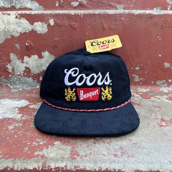 Coors Banquet Other - 🍺COORS🍺 Coors Banquet Corduroy Baseball Hat Rope Grandpa Snapback